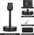 3 Dimmable Black Touch Nightstand Lamps for Girl - Small Bedside Lamp with USB-C and USB Charging Ports, Way Control