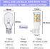 12V 24V Low Voltage Landscape Replacement led Light Bulb T5 T10 Wedge Base 25W Equivalent 240lm 1.5 W for Garden Path Light Deck Light Walkway Lawn Lights Cool White 6000K Pack of 6 by Neanete