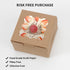 OAMCEG 100 PCS Individual Cupcake Boxes with Window and Stickers, 4x4x3 Inch, Small Cake Boxes, Pastry Carrier