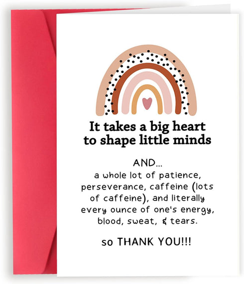 Londue Teacher Appreciation Gifts for for Women Men, Thank You Cards for PE
