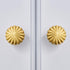 Zeizafa Furniture Decor Handles Modern Zinc Alloy Dresser Knob Pumpkin Pattern Bedside Cabinet Pull Installation Easy