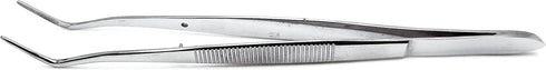 Premium Instruments 2 Pcs Dental Tweezer College and Foil/Meriam Serrated Beak Dressing Pliers Cotton Surgical Forcep