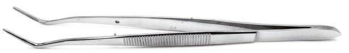 SUPERIOR INSTRUMENTS 16cm Dental Meriam Foil Cotton Tweezer Serrated Angled Beak Dressing Pliers Surgical Forcep