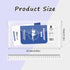 GoodSing 12 Pack Clear Plastic Envelopes A6, Reusable Document File Organizer with Snap Closure for School Home Office,