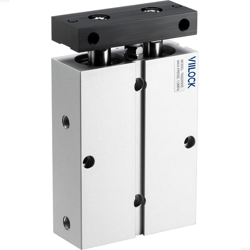 Pneumatic Air Cylinder 32mm Bore 50mm Stroke, Small Double Rod Double Action TN32x50