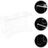 3-hole (3cm Yardwe Ice Cream Cone Holder Stand, U-shaped Diameter) Desktop Multi-cone Rack for Restaurant and Party