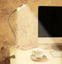USB Desk Light with Clip, LED Eye-Caring Reading Light with 3 Color Modes, 10 Brightness Levels
