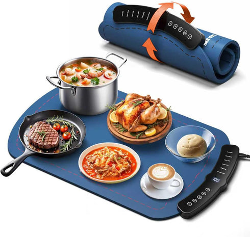 Warming Mat for Food, Food Warming Mat with 7 Temp Master Aadjustable