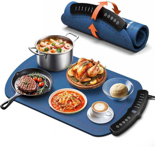 Warming Mat for Food, Food Warming Mat with 7 Temp Master Aadjustable
