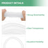 1/4"(6mm) 11/32"(9mm) 20ft(6M) M METERXITY Silicone Tubing, ID x OD Silicone Rubber Vacuum Tube, High Temp Water Air