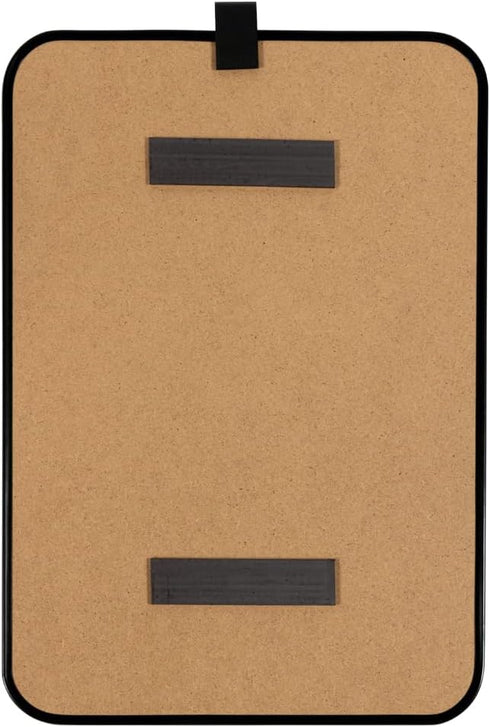 JAM PAPER Magnetic Dry Erase Foam Boards w/Black Board Marker - 8 x 12 - Black Border - Sold Individually by JAM Paper