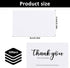 FdcLixuvol 100Pcs 3.5 2 Inch Thank You for Your Order Cards, x Mini Thank You for Your Order Cards for Small Business