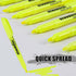 cloudriver Yellow Highlighters, Bulk Pack of 120, Bright Color, Chisel Tip, Quick Drying Ink for Home, School & Office