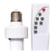 Generic Smart Wireless Lamp Holder - E27 Screw Base Remote Control Socket, Infrared