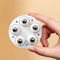 Upgrade Self Adhesive Caster Wheels, 5 Stainless Steel Balls, 360 Degree Low Profile Swivel, 4PCS