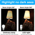 E26 LED Refrigerator Light Bulb, 3.5W, 40W Equivalent, Daylight White 6000K, 1-Pack