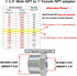 Beduan Stainless Steel Reducer Hex Bushing, 1-1/4" Male NPT to 1" Female NPT Pipe Adapter
