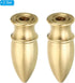 1.6" 2 Set 1/4-27 PATIKIL Tall Brass Lamp Finials Cap Knob, Lamp Screw Holder Tapped for Table and Floor Lamp Shade
