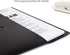 VANRA 5 Pieces A4 Envelopes Folders, Plastic Wallets Document Organizer with Snap Button Closure A4 Letter Size (Black)