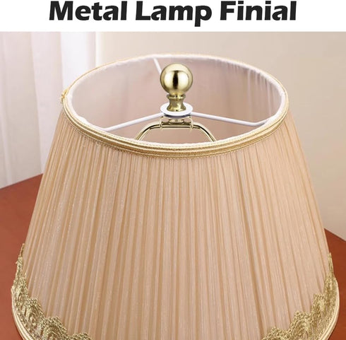 10 Inch Lamp Harp, Gold 2 Set, Metal Lamp Shade Harp Holder, DIY Detachable Lampshade Bracket