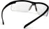 Pyramex Ever-Lite Bifocal Readers, 1.5 Diopter Safety Glasses with Black Frame and Clear Anti-Fog Lens
