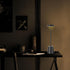 Set 2, 5000mAh 3 Dimming Aluminum LED Cordless Table Lamps of Portable Rechargeable Battery Operated Black Table Light