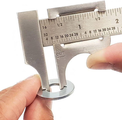 General Tools Slide Caliper #729, 0 to 4-Inch Range, Inside and Outside Measurement