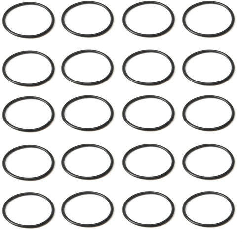Othmro 50Pcs Nitrile Rubber O-Rings, 0.03in Wire Dia, 0.66in OD, Metric Sealing Washers for Plumbing, Black