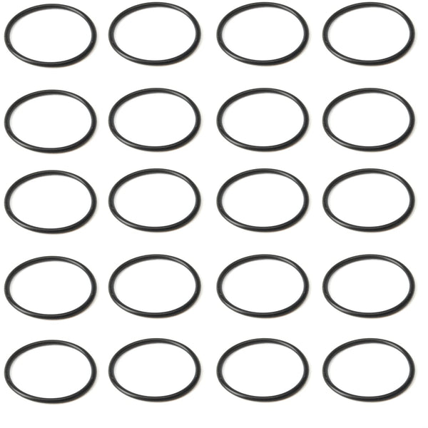 Othmro 50Pcs Nitrile Rubber O-Rings, 0.03in Wire Dia, 0.66in OD, Metric Sealing Washers for Plumbing, Black