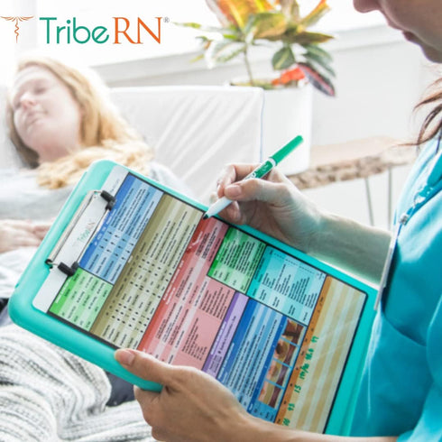 Tribe RN Nursing Clipboard with Storage - Medical Clipboard Nursing Essentials for Nurses and Nursing Students School