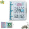 Mini 1000 Budget Binder with Cash Envelopes, Envelope Savings Challenge Binder, Reusable Budget Planner for Saving