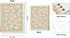 Retro 70s Pink Flower Sage Green Distorted Checkered Lined Hardcover Spiral Notebook Journal, 5.5×8.3 Inch