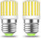 Refrigerator Light Bulb - E26 6W 60W Equivalent LED Light Bulb, Daylight White 5000K, 2 Pack