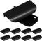 Hordion 10 Pack Finger Edge Pull, 3.15" Aluminum Flat Hidden Bar Pulls Concealed