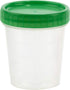 Sterile Specimen Collection Cups, 4 oz/120ml with Graduations, Green Lid (12 Pack)