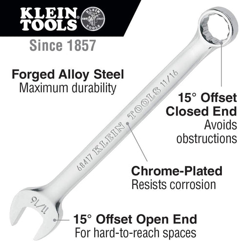 Klein Tools 68416 Combination Wrench, 5/8-Inch by Klein Tools
