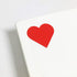 Red Heart Stickers for Happy Father's Day Crafting, 2" Natural Adhesive Labels, 500 Per Roll
