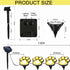 SKYINGFEW Set 4 Pack Paw Print Solar Lights - of Dog Animal Lights Waterproof,Paw Print Solar Lighting Outdoor Garden