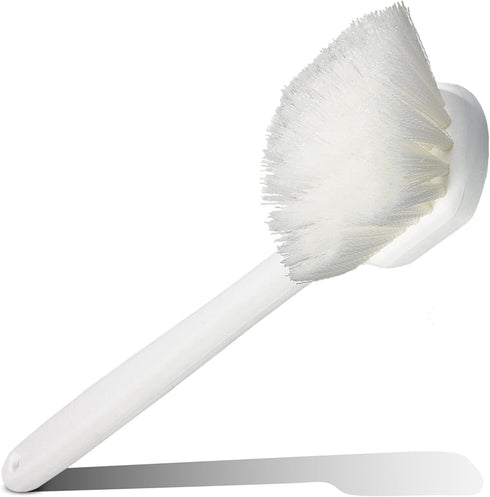 CFS 36620L00 Flo-Pac Plastic Handle Utility Scrub Brush, Nylon Bristles, 20" Length,