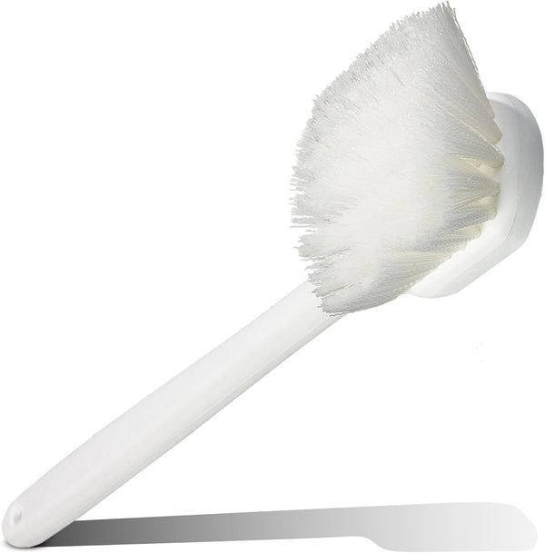 CFS 36620L00 Flo-Pac Plastic Handle Utility Scrub Brush, Nylon Bristles, 20" Length,