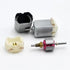 KIQPEEFK FA-130RA-14150 3V 5V 6V 16500RPM 2mm DC Micro Motor, High-Speed Silent Engine, Shaft, for Toy Cars and Boats