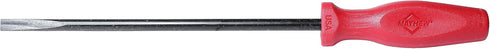 Mayhew Tools 27344 USA Slotted Screwdriver, Red, 3/8-Inch x 10-Inch
