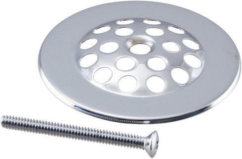 Westbrass Gerber Style Bee-Hive Tub Strainer Grid with Screw, Polished Chrome, Model D327-26