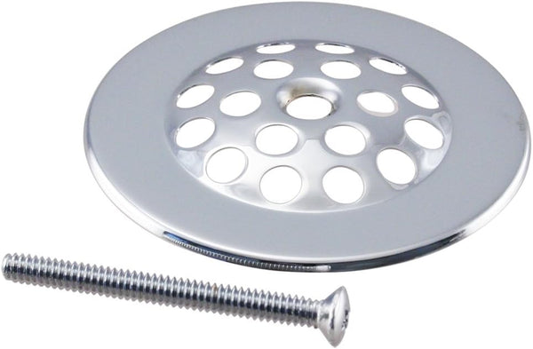 Westbrass Gerber Style Bee-Hive Tub Strainer Grid with Screw, Polished Chrome, Model D327-26