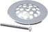 Westbrass Gerber Style Bee-Hive Tub Strainer Grid with Screw, Polished Chrome, Model D327-26