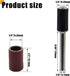 120 PCS 1/4 Inch Sanding Sleeves, 320 Grit Sanding Drum and Sleeves Set, Oxide Sandpaper