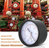 Mini Vacuum Pressure Gauge, 1/4" BSPT Thread, Dual Scale Vacuum Gauge for Water, Oil, Air, 0~-30inHg/0~-1bar Range