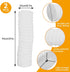 Beufee 2pcs Floor lampshade for Living Room, Reusable Paper Lamp LED Column Lmp Corner for Bdroom only lampshade