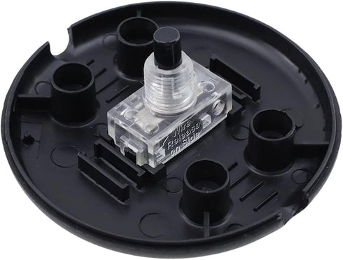 Lamp,Pack 6 Floor Lamp Foot Switch,Black Round Foot Pedal Switch,Step ON Off Spring Push Button for Control Floor
