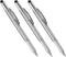 Multi-word 6 in 1 Multi Function Tool Ballpoint Pen, Ruler, Screwdriver, Touch-Screen Pen (3 PCS, Silver)